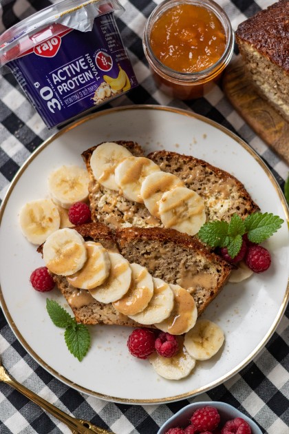 Banánový chlebík s Active Protein tvarohom