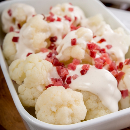 Karfiol s tvarohovou omáčkou