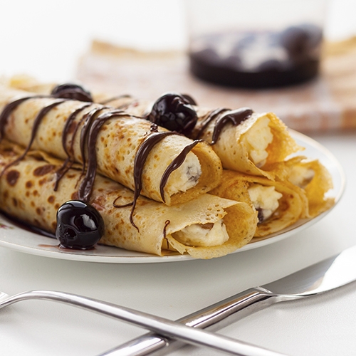 Palacinky z tvarohového cesta