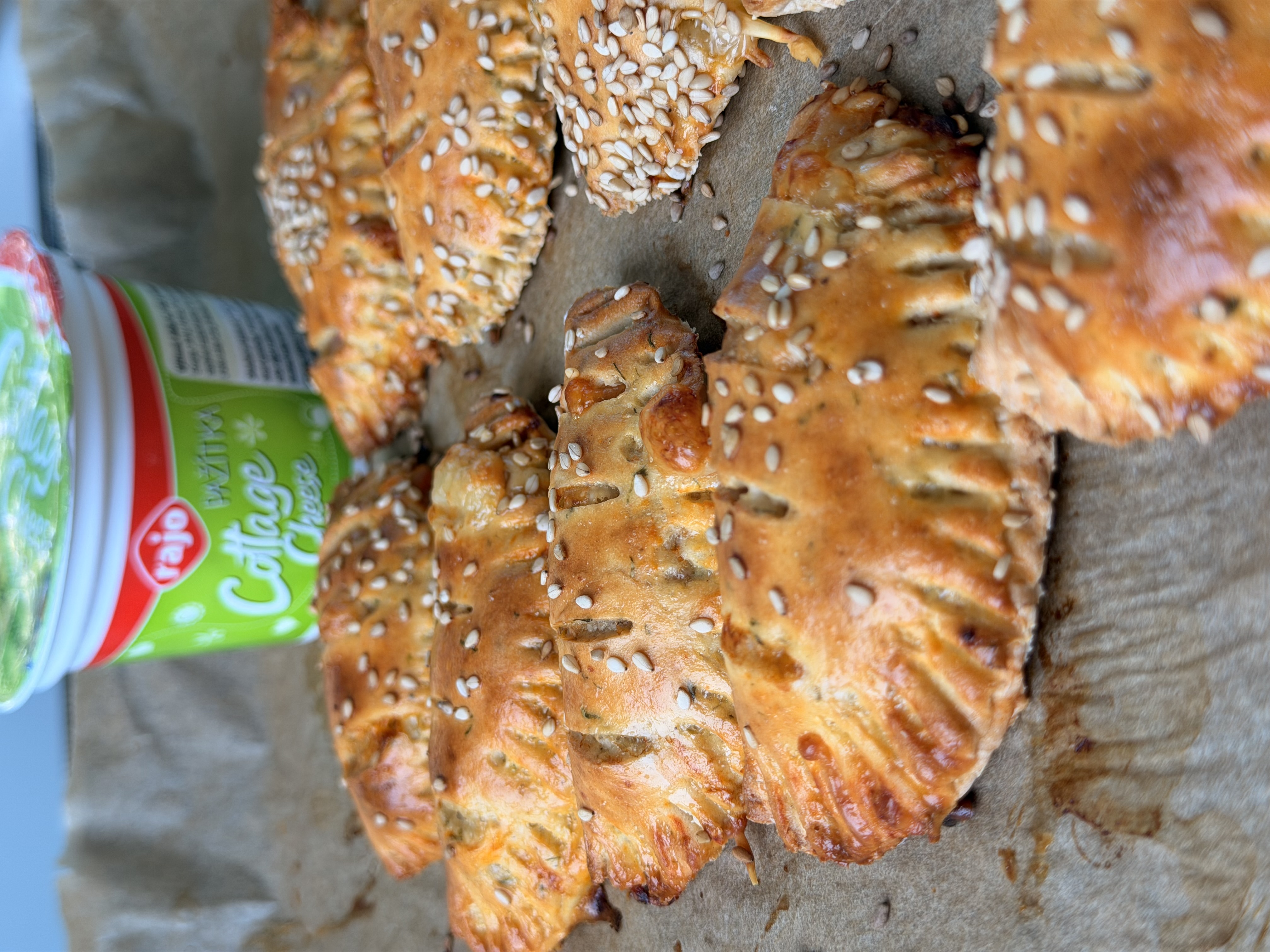 Pizza taštičky z cottagu