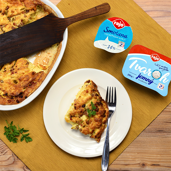 Tvarohový nákyp na slano