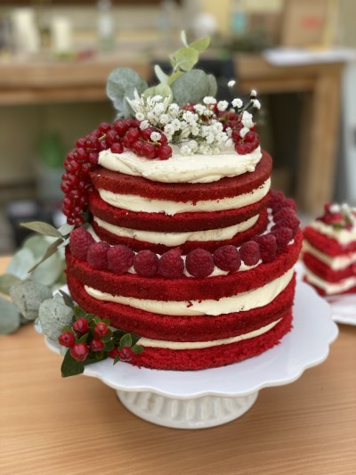 Vegánska Red velvet torta