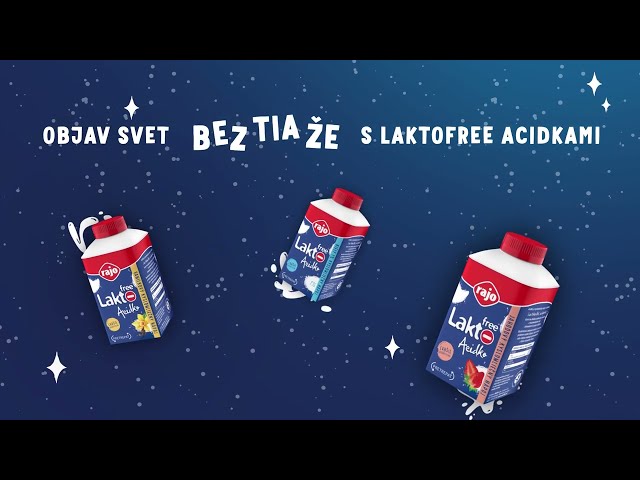 Objav svet beztiaže. S Laktofree Acidkami