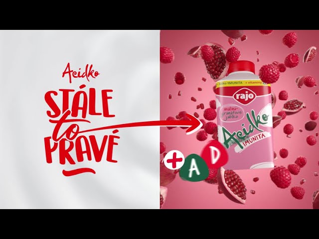 RAJO Acidko Imunita malina – granátové jablko