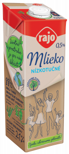 UHT mlieko nízkotučné 0,5 %