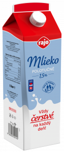 Fresh semi-skim milk 1.5%