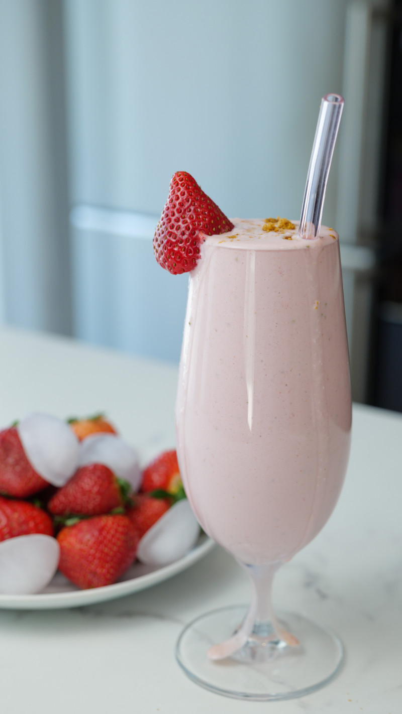 Jahodové smoothie