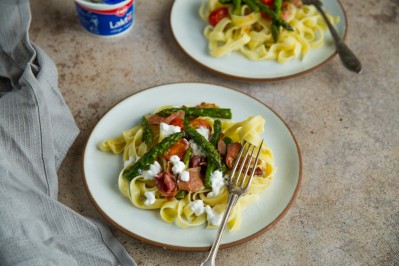 Tagliatelle so špargľou a prosciuttom